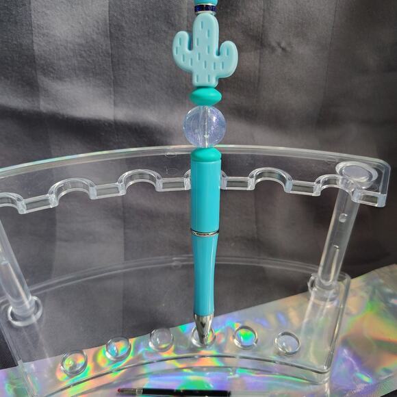 Cactus beaded pen - Picture 3 of 3